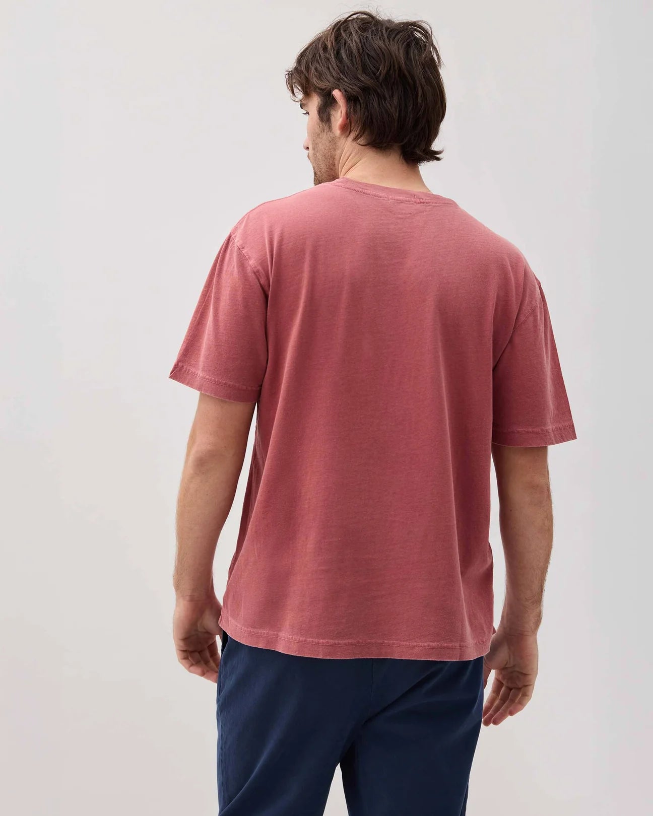 Men's Relaxed Tee (Marsala)