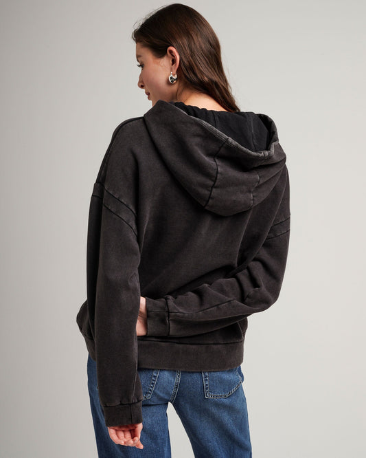 The Recycled Fleece Hoodie (Mineral Black)