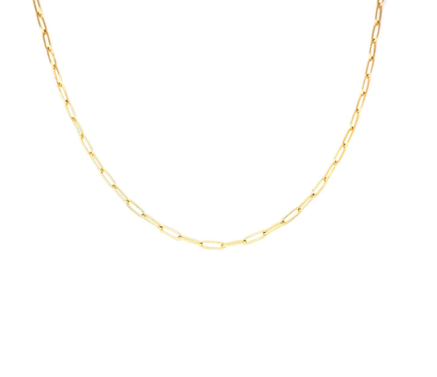 Gold Lily Link Necklace