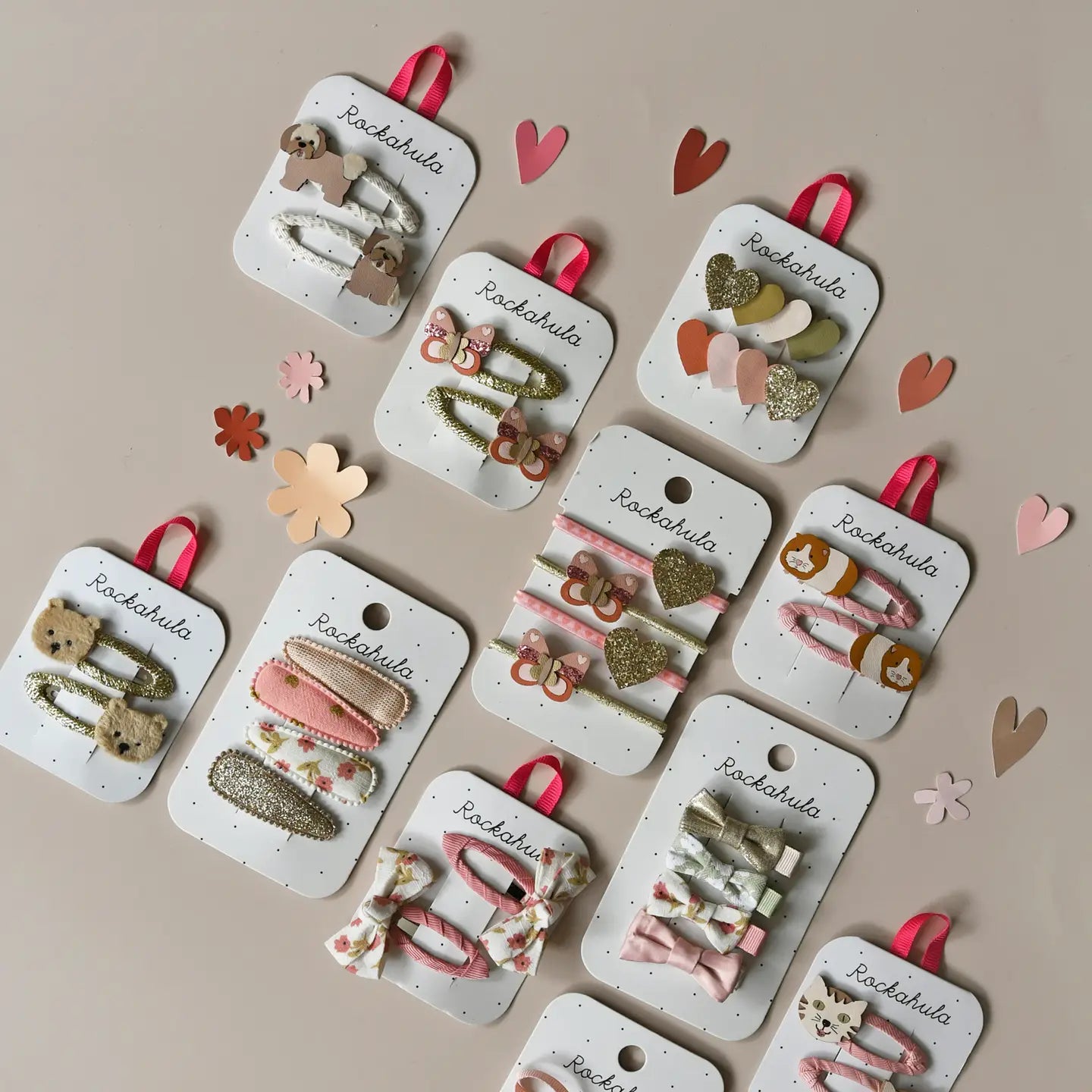 Elsie Mini Bow Clip Set