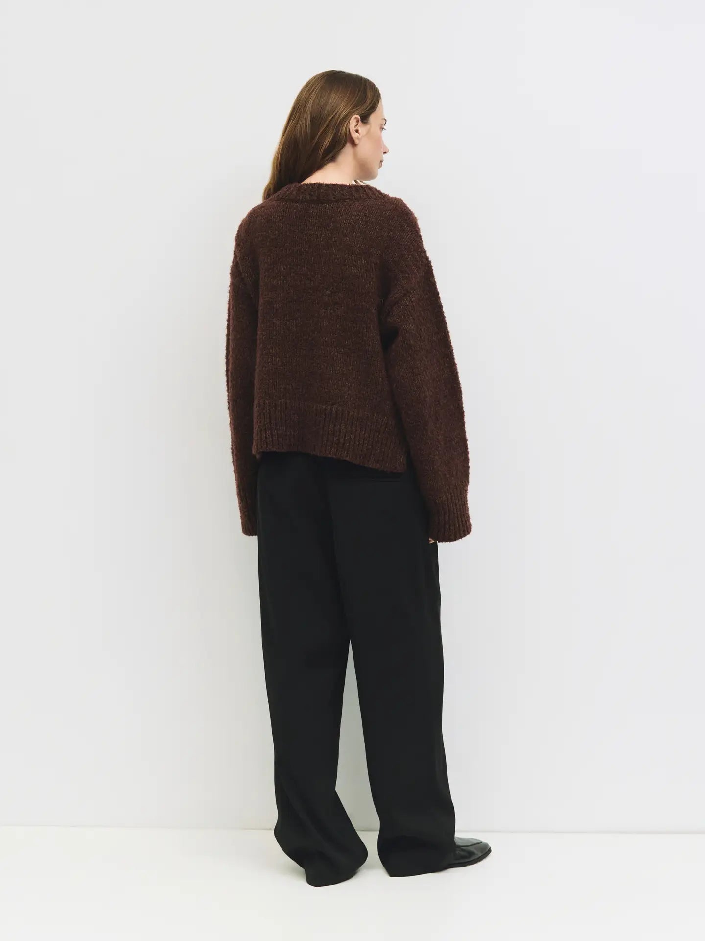 Brown Glen Oversized Sweater