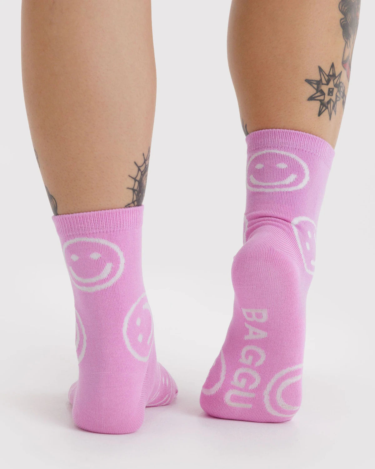 Crew Sock (Pink Happy)