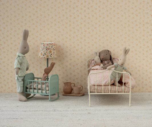 Maileg Cradle (Blue Mint)