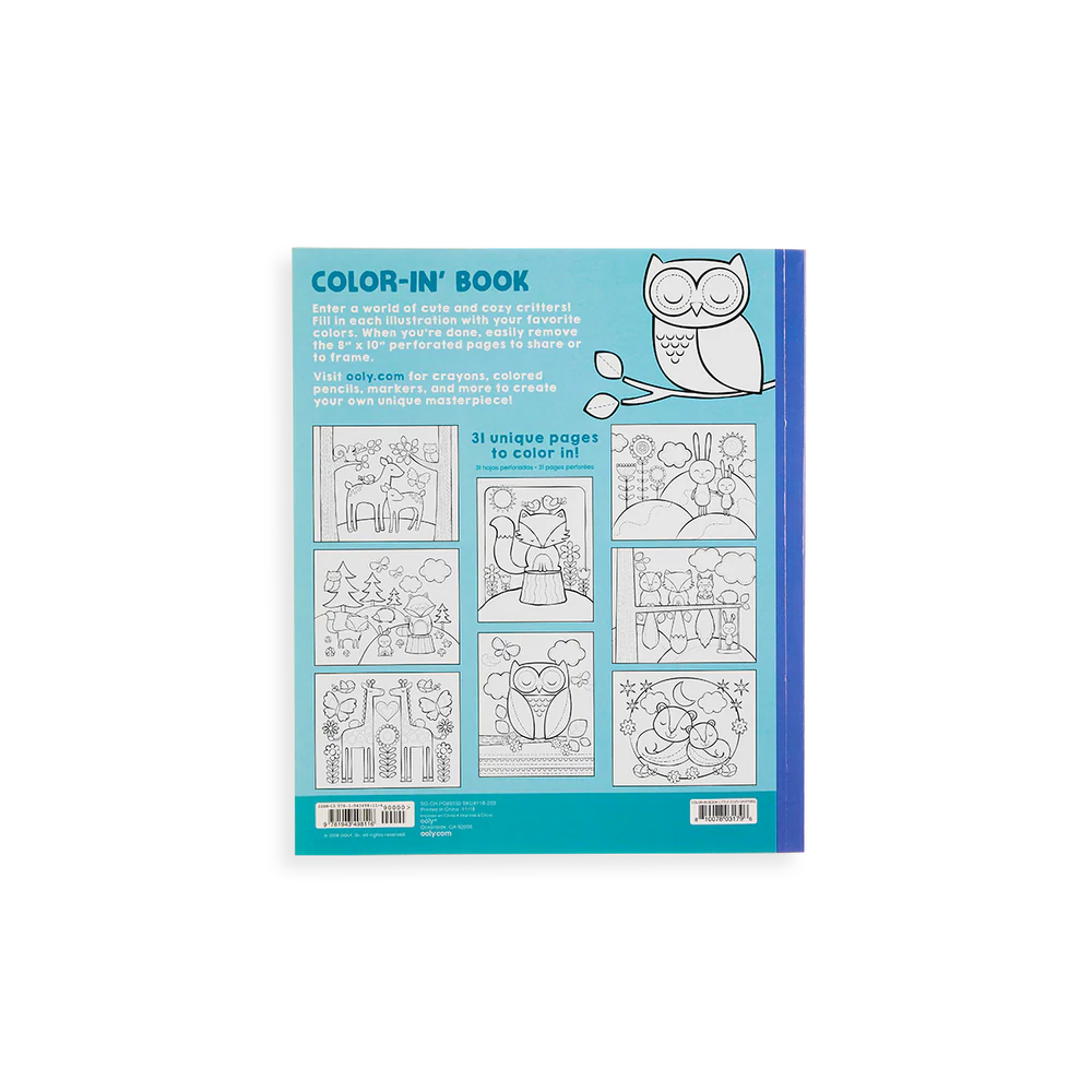 Little Cozy Critters Coloring Book