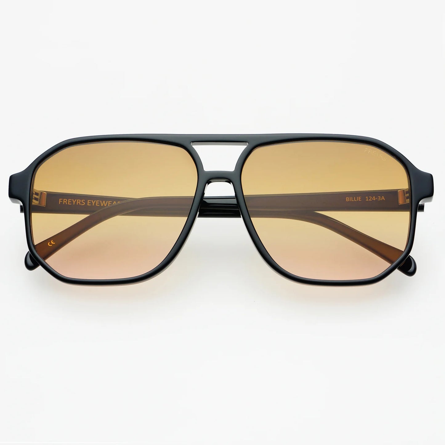 Billie Sunglasses (Black/Brown)