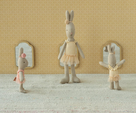 Rabbit size 1, Classic - Ballet suit and skirt cream