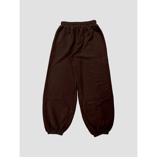 Wide Leg Jogger Pants (Chocolate Brown)