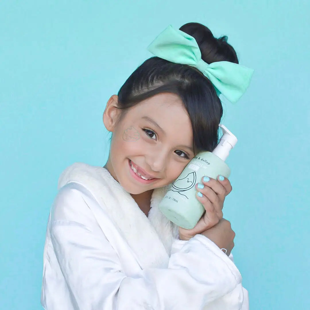 All-Natural Honeydew Shampoo, Body Wash & Bubbles