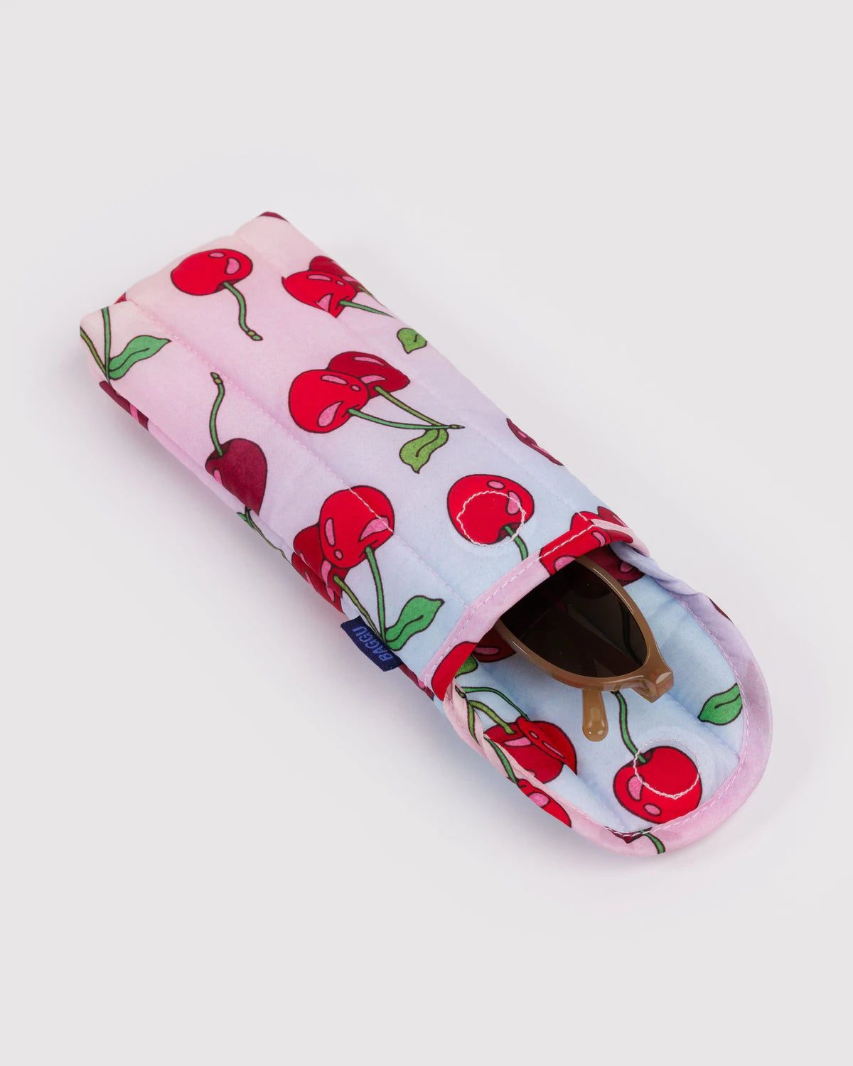 Puffy Glasses Sleeve (Cherries)
