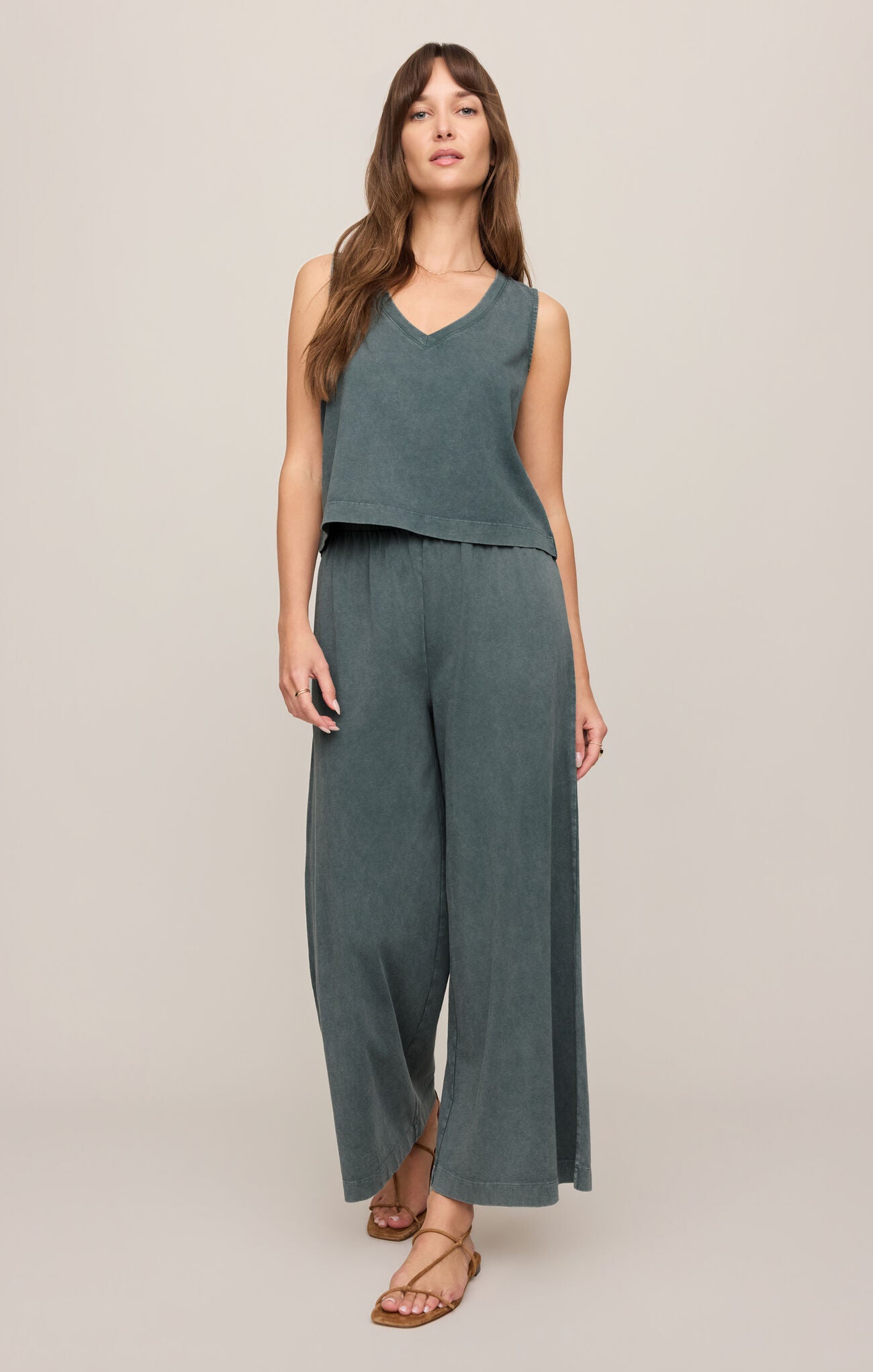 Emerald Cove Scout Jersey Crop Flare Pant