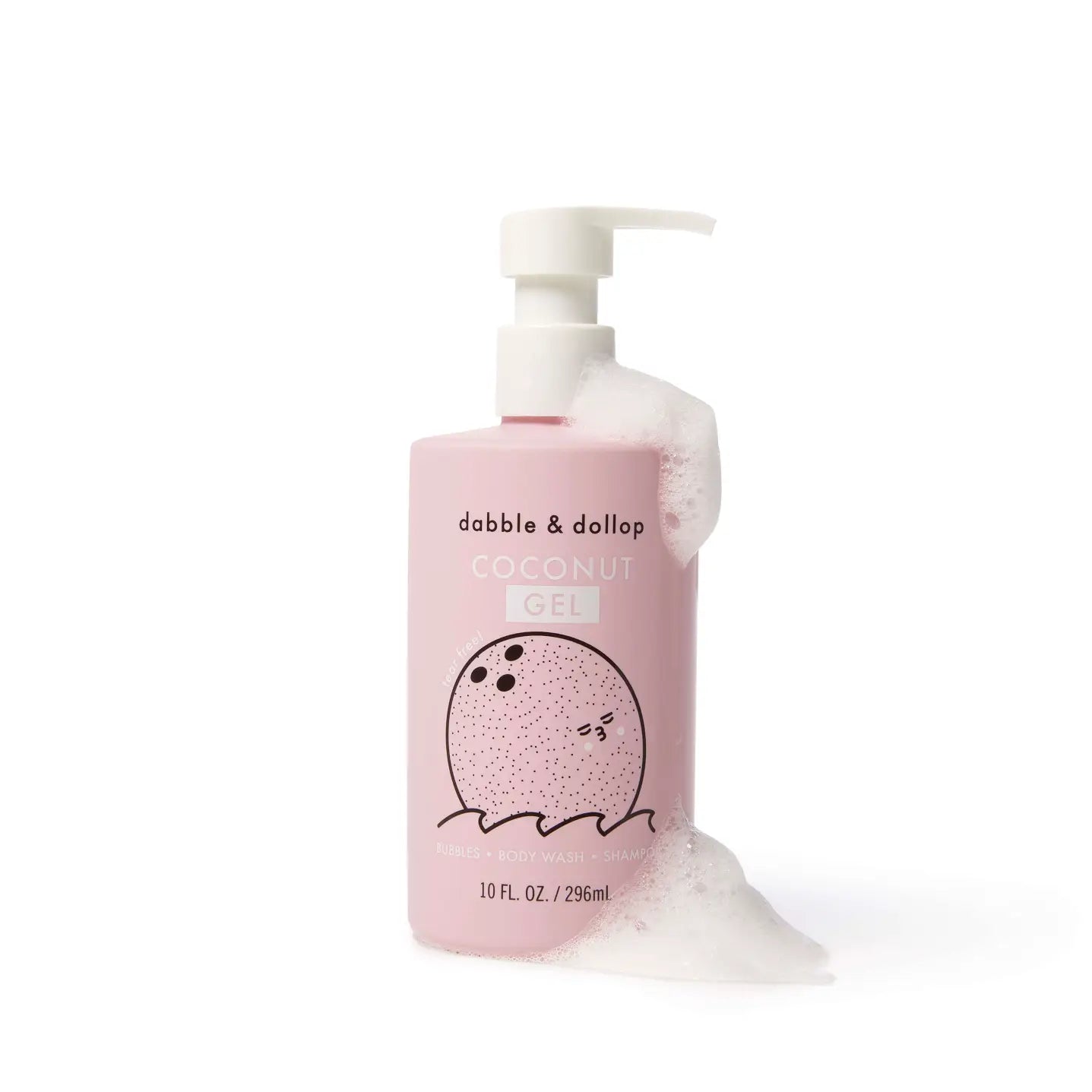 All-Natural Coconut Shampoo, Body Wash & Bubbles