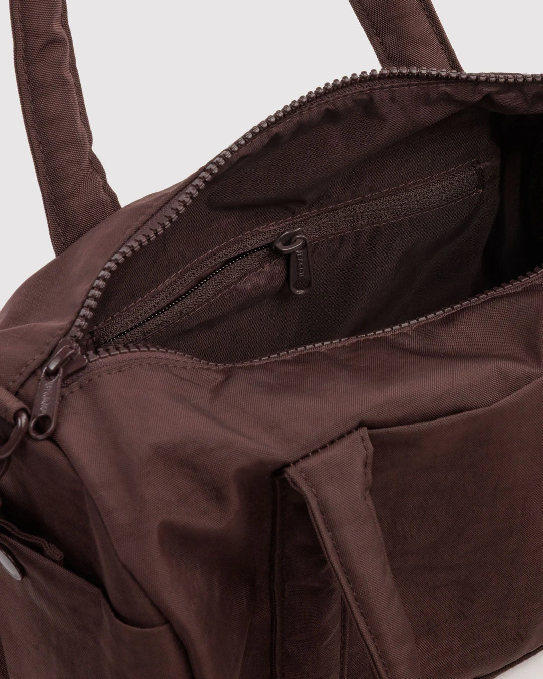Coffee Nylon Duffle Bag