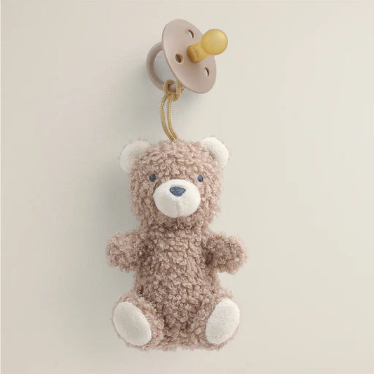Teddy Natural Rubber Pacifier & Plush