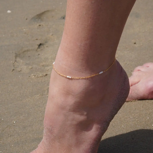 Gold Filled Jasmine Anklet