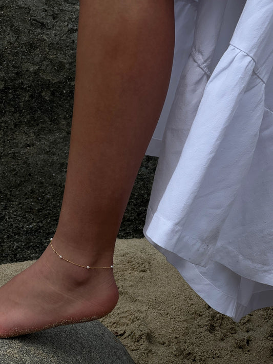 Luna Anklet - Gold Filled