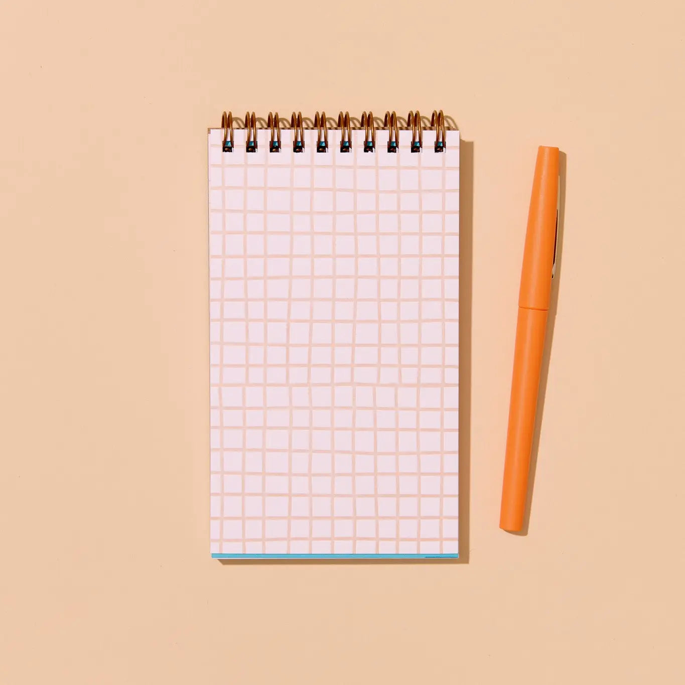 Checks Letterpress Pocket-Size Spiral Notebook