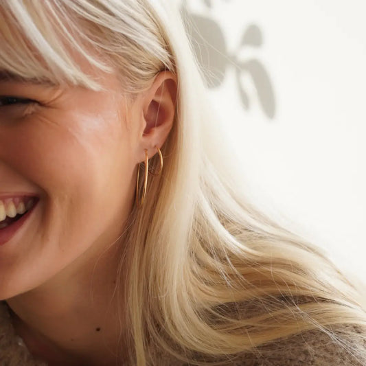 40mm Gold Filled Hoops