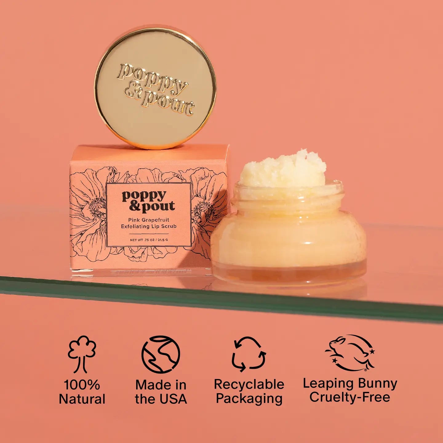 Lip Scrub, Pink Grapefruit