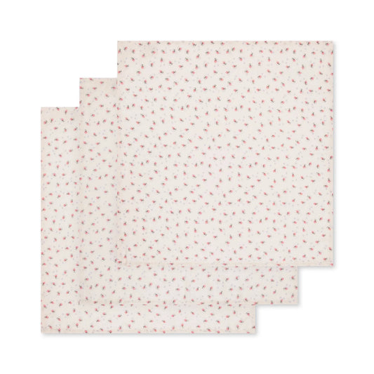 3 pack muslin cloth - floral