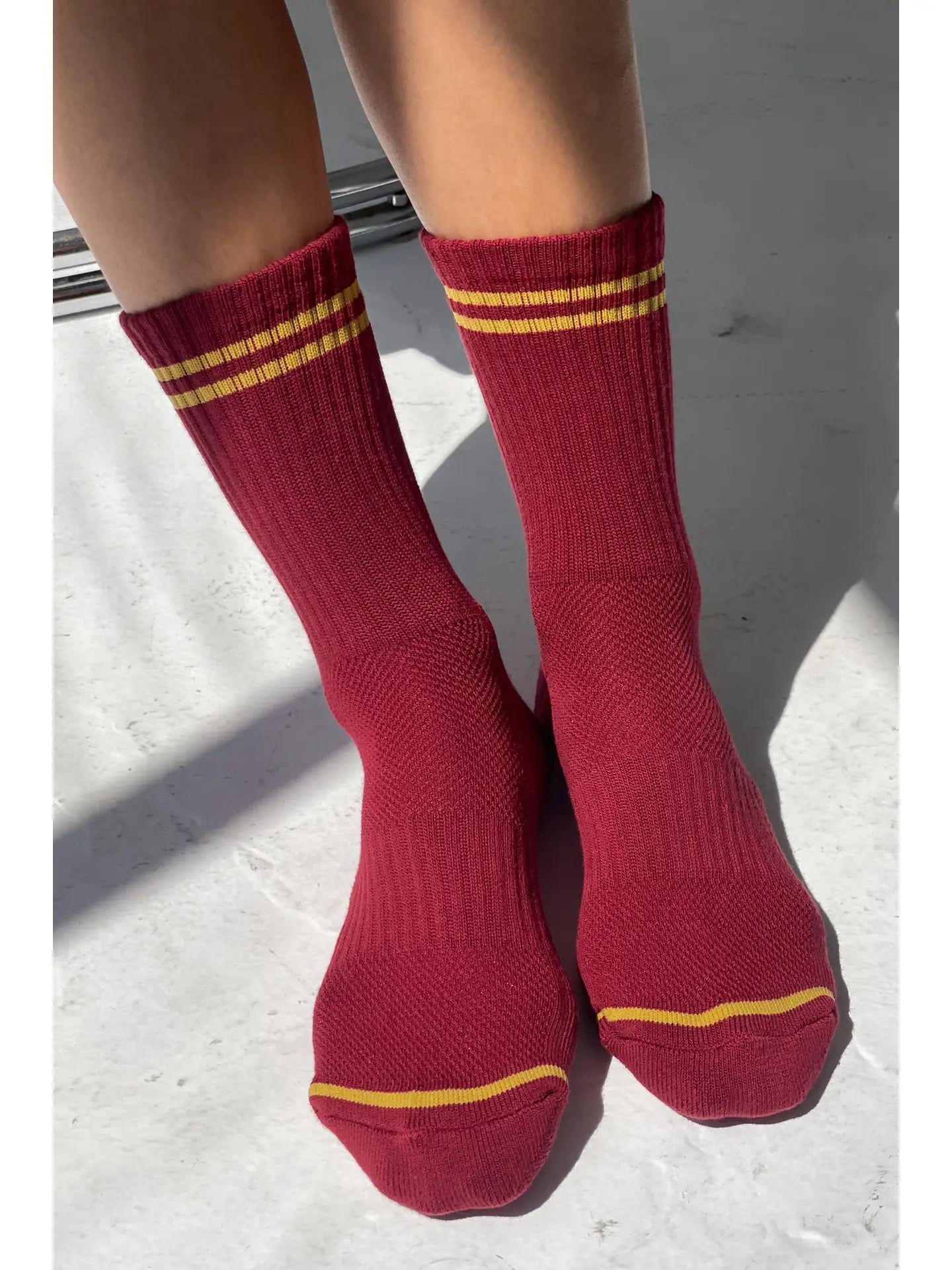 Boyfriend Socks (Cardinal)