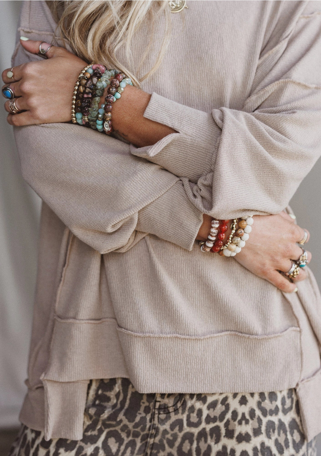 Sunset Dreamer Top - Taupe