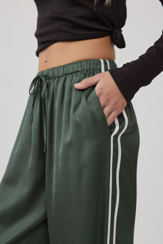Green Frankie Stripe Pant