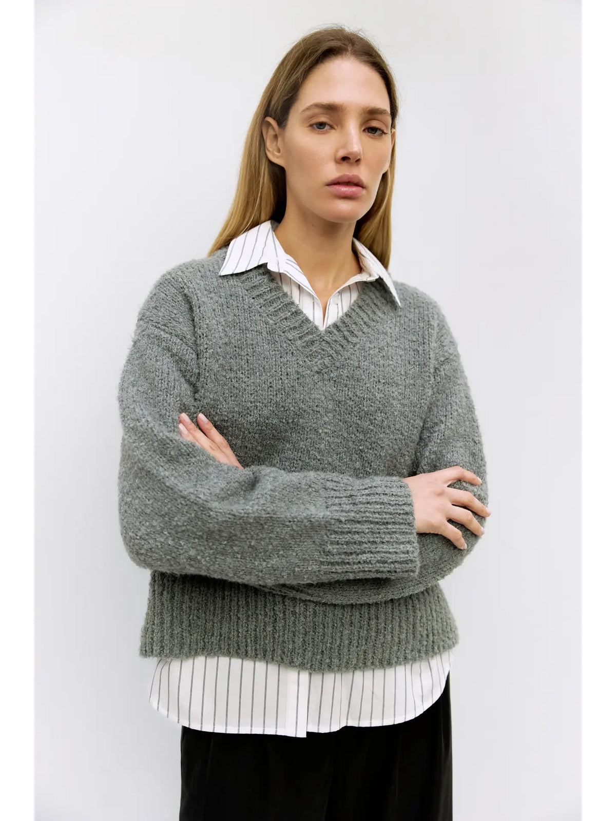 Grey Glen Oversized Sweater