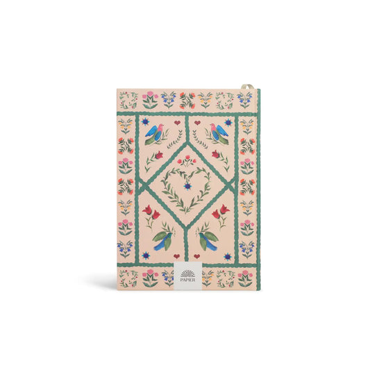 Quilted Daydream Hardcover Lined Notebook