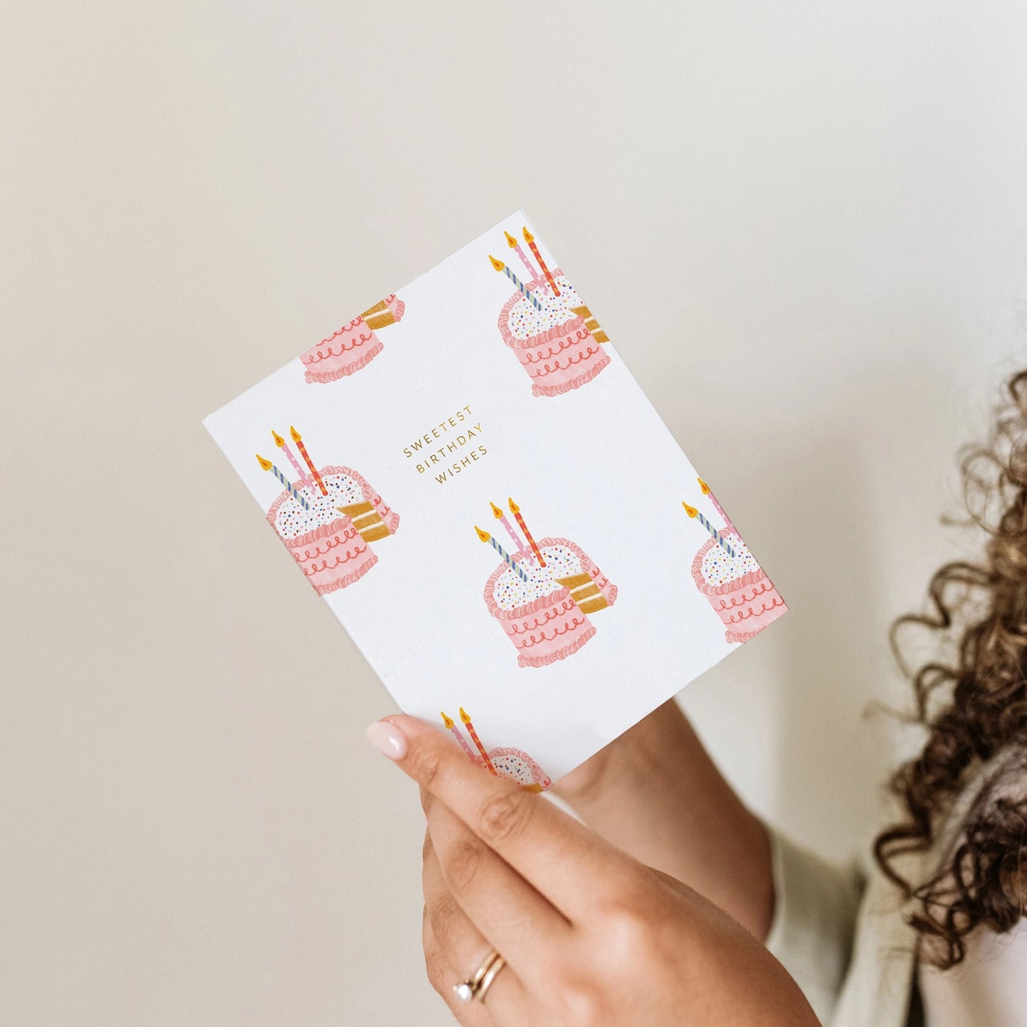 Sweetest Birthday Cake Greeting Card