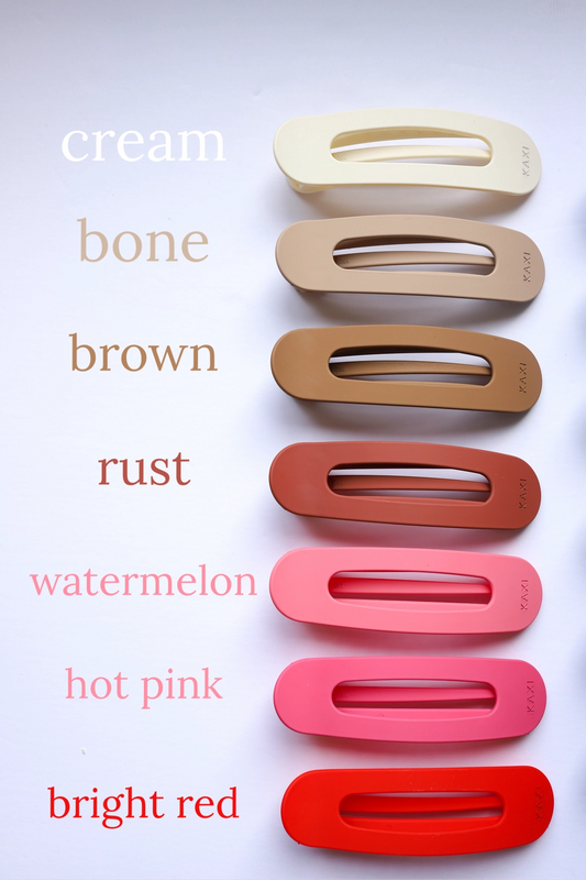 Oversized Lay Down Claw | Brown