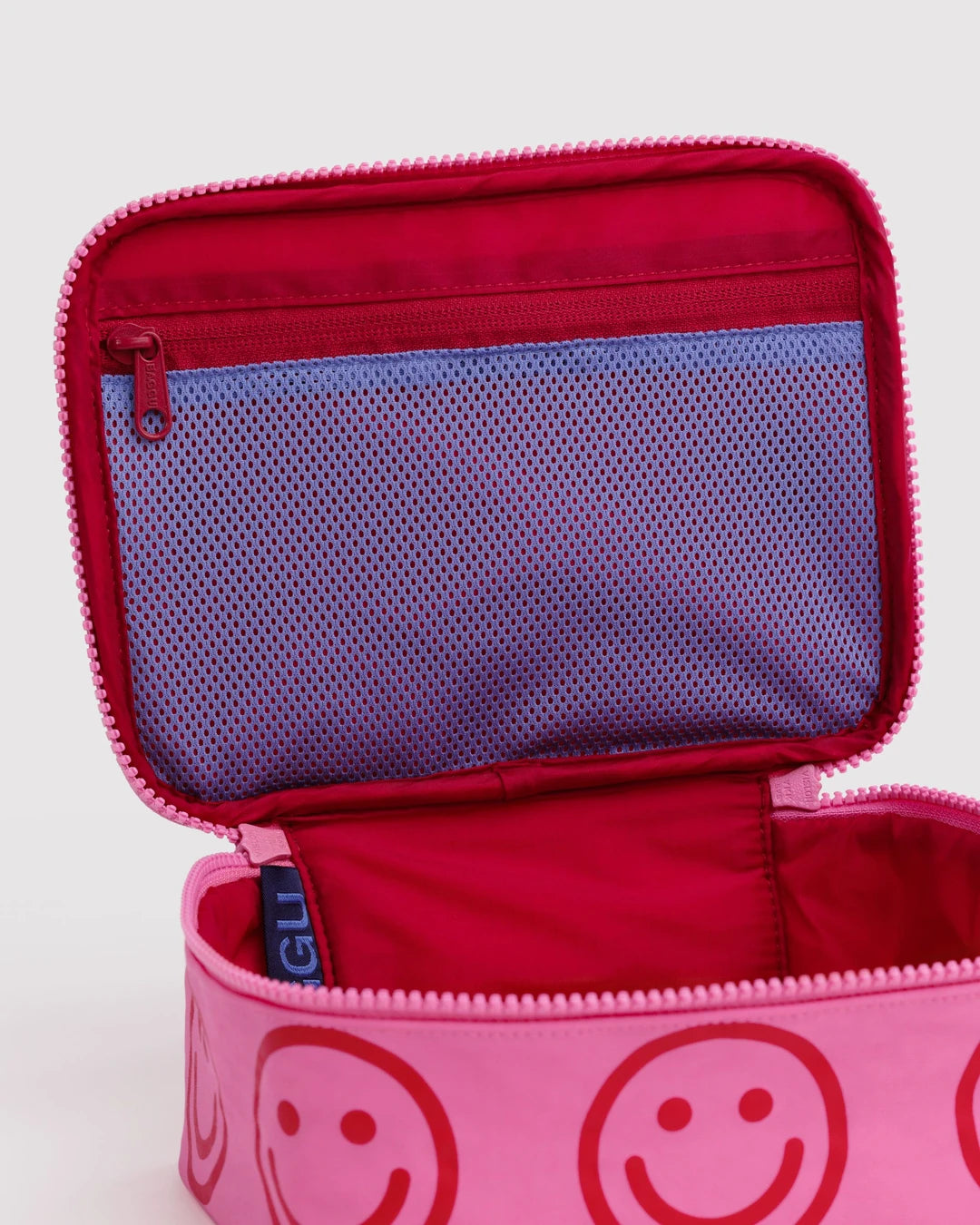 Azalea Pink Happy Small Cosmetic Case