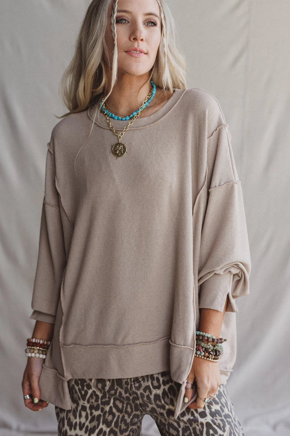Sunset Dreamer Top - Taupe