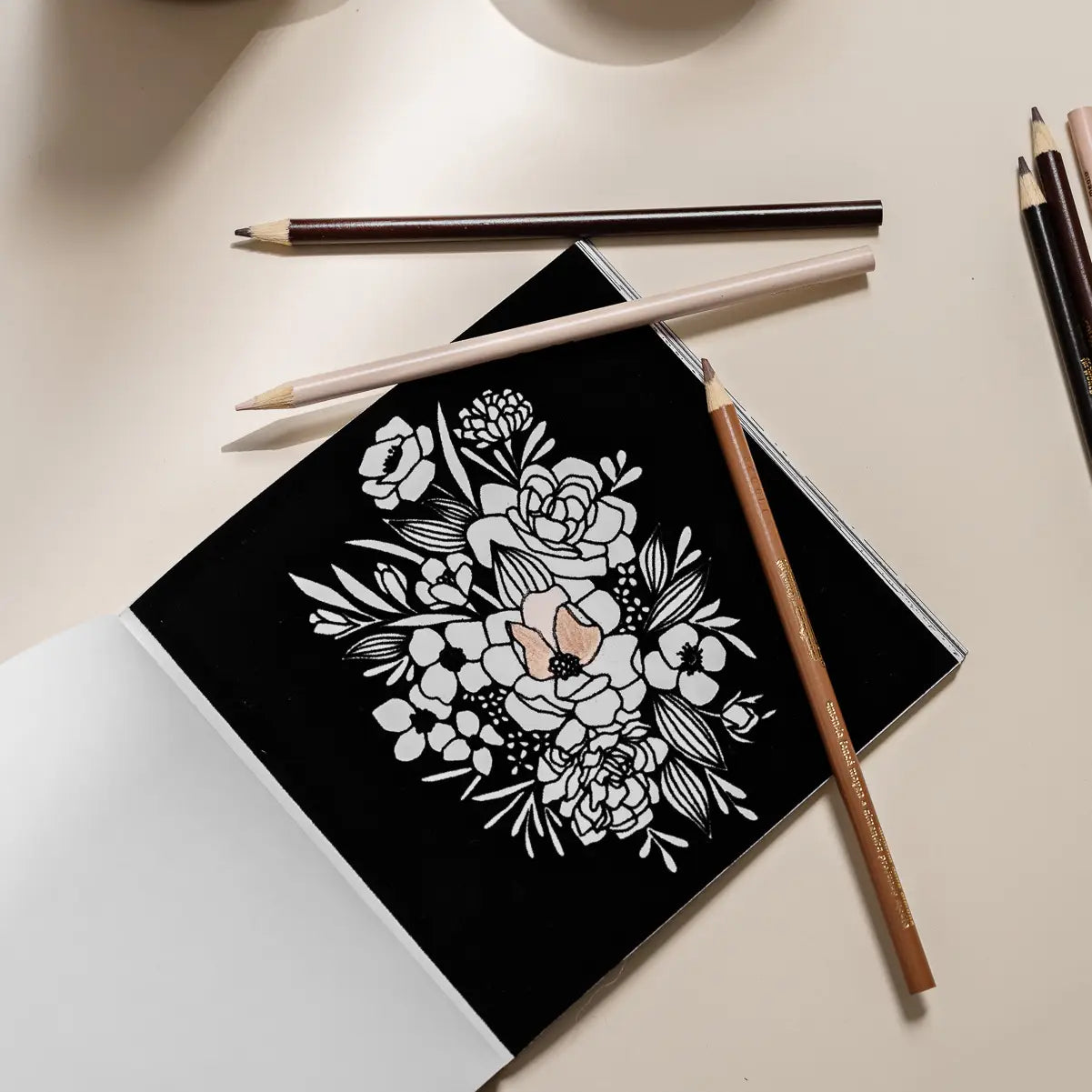 Bloom: A Travel Size Floral Coloring Book