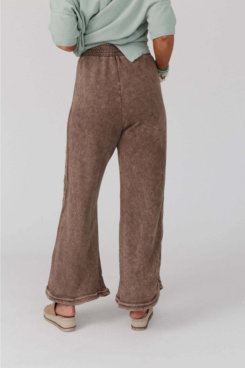 So Comfy Wide Leg Full Pant | Mocha