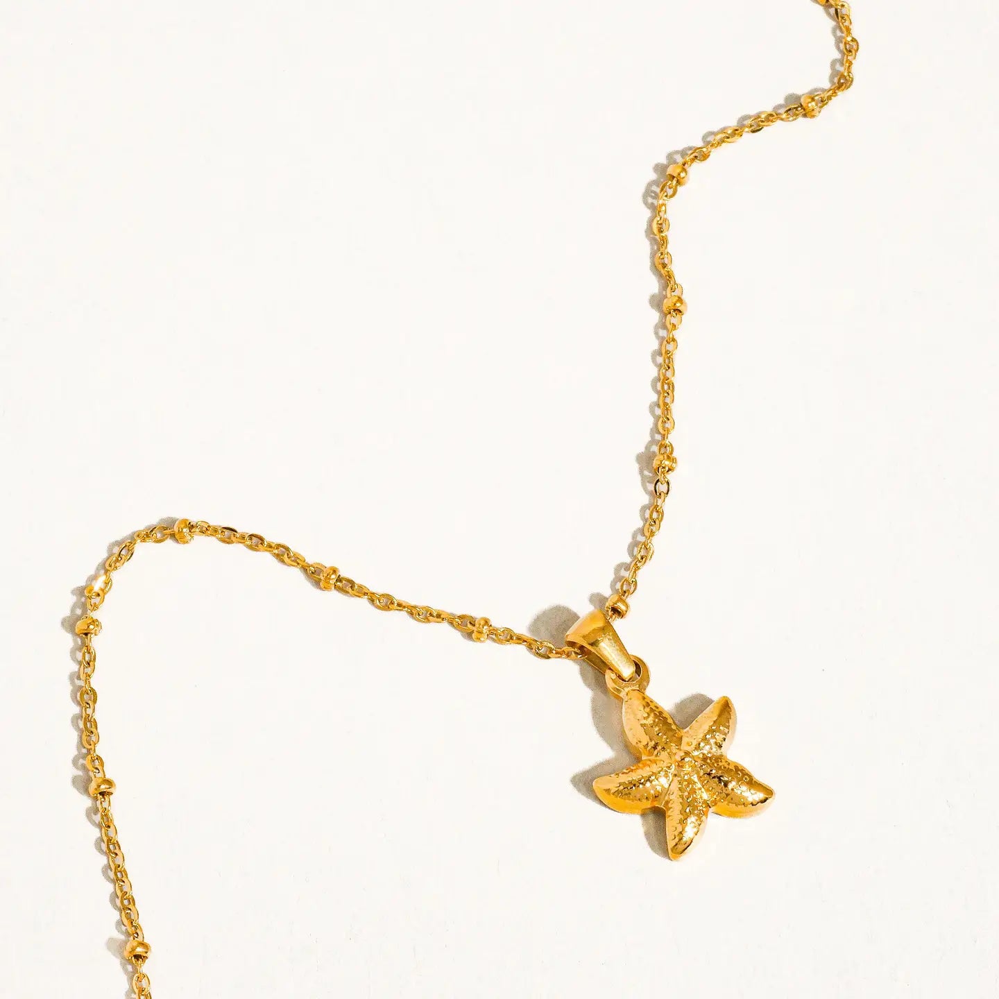 Astraia 18K Gold Non-Tarnish Star Necklace