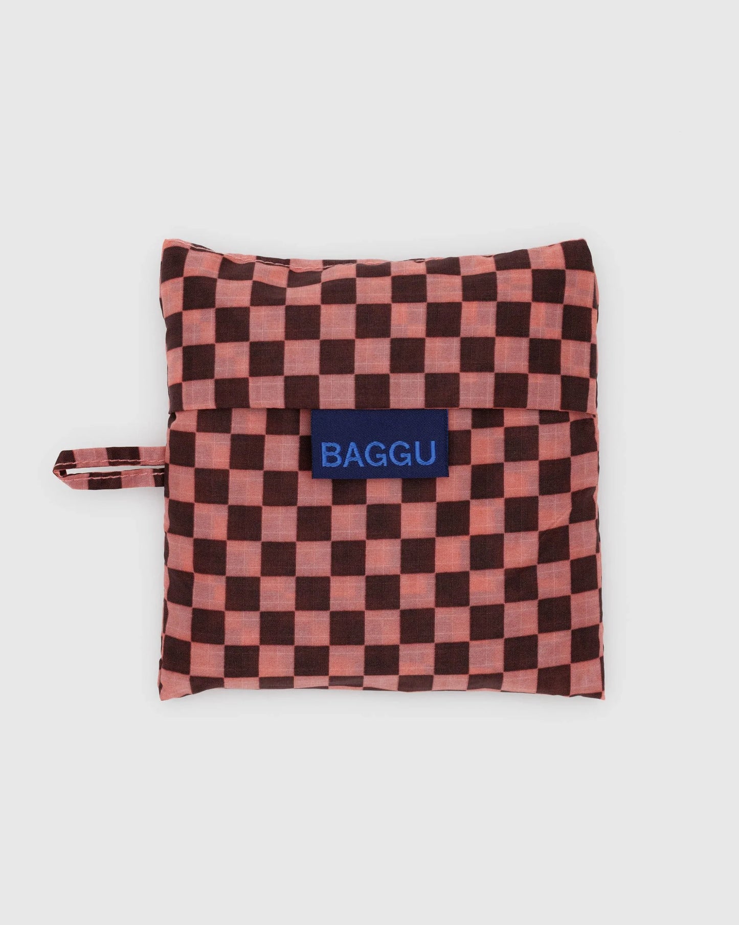 Standard Baggu | Pink Brown Check