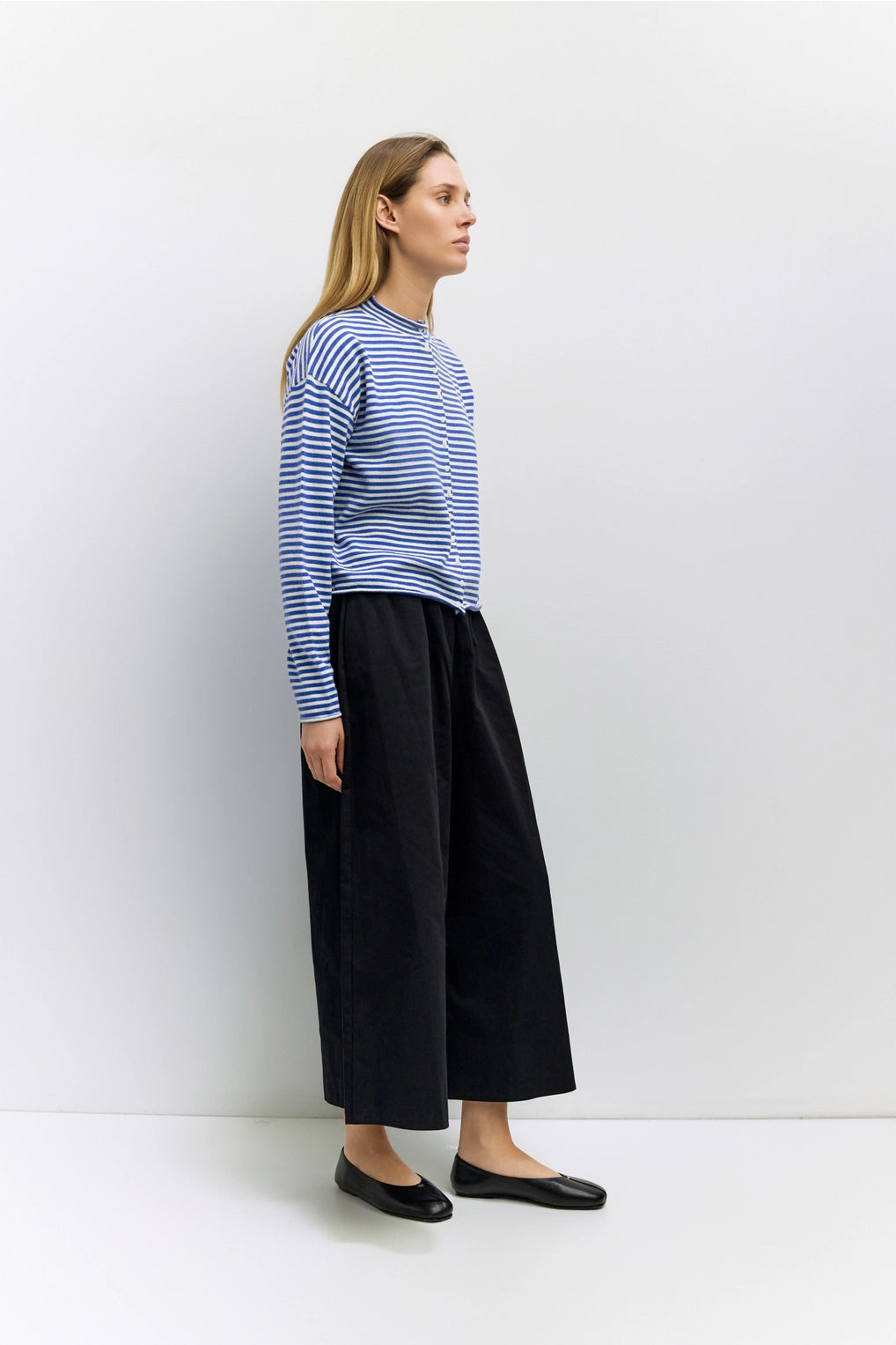 Blue Stripe Elisa Cardigan