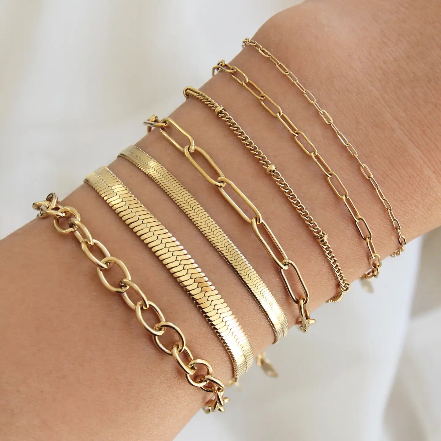 3mm Herringbone Bracelet