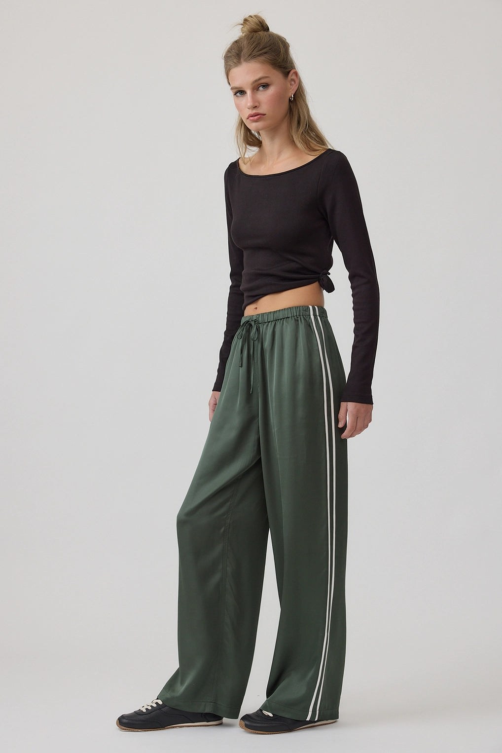 Green Frankie Stripe Pant