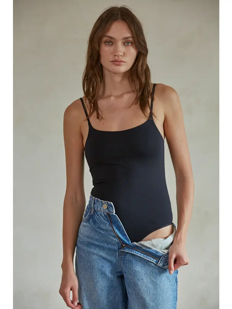 Make A Move Bodysuit (Black)
