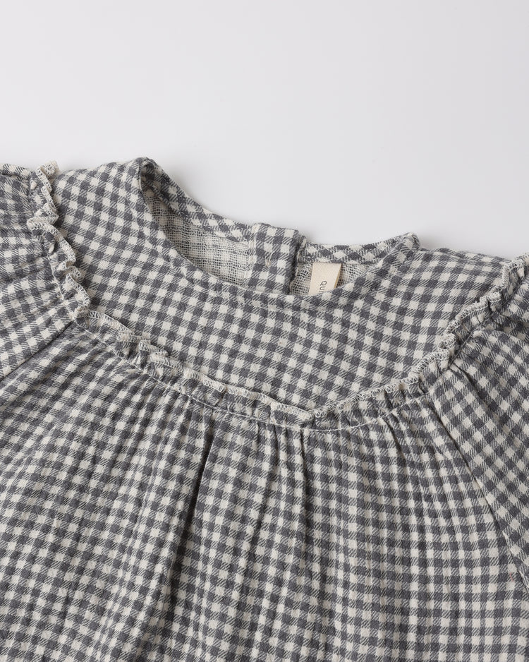 Mia Top + Bloomer Set - Midnight Gingham