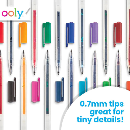 Color Luxe: Fine Tip Gel Pens (Set of 12)