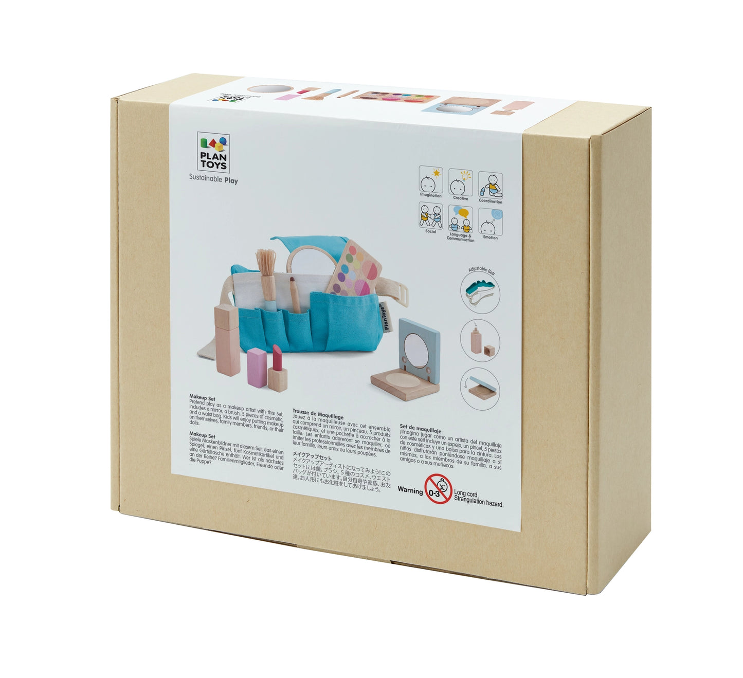 Wooden Makeup Set