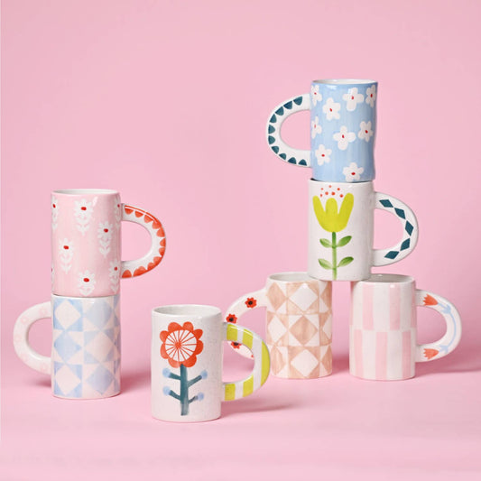 Hand Painted Ceramic Coffee Mug