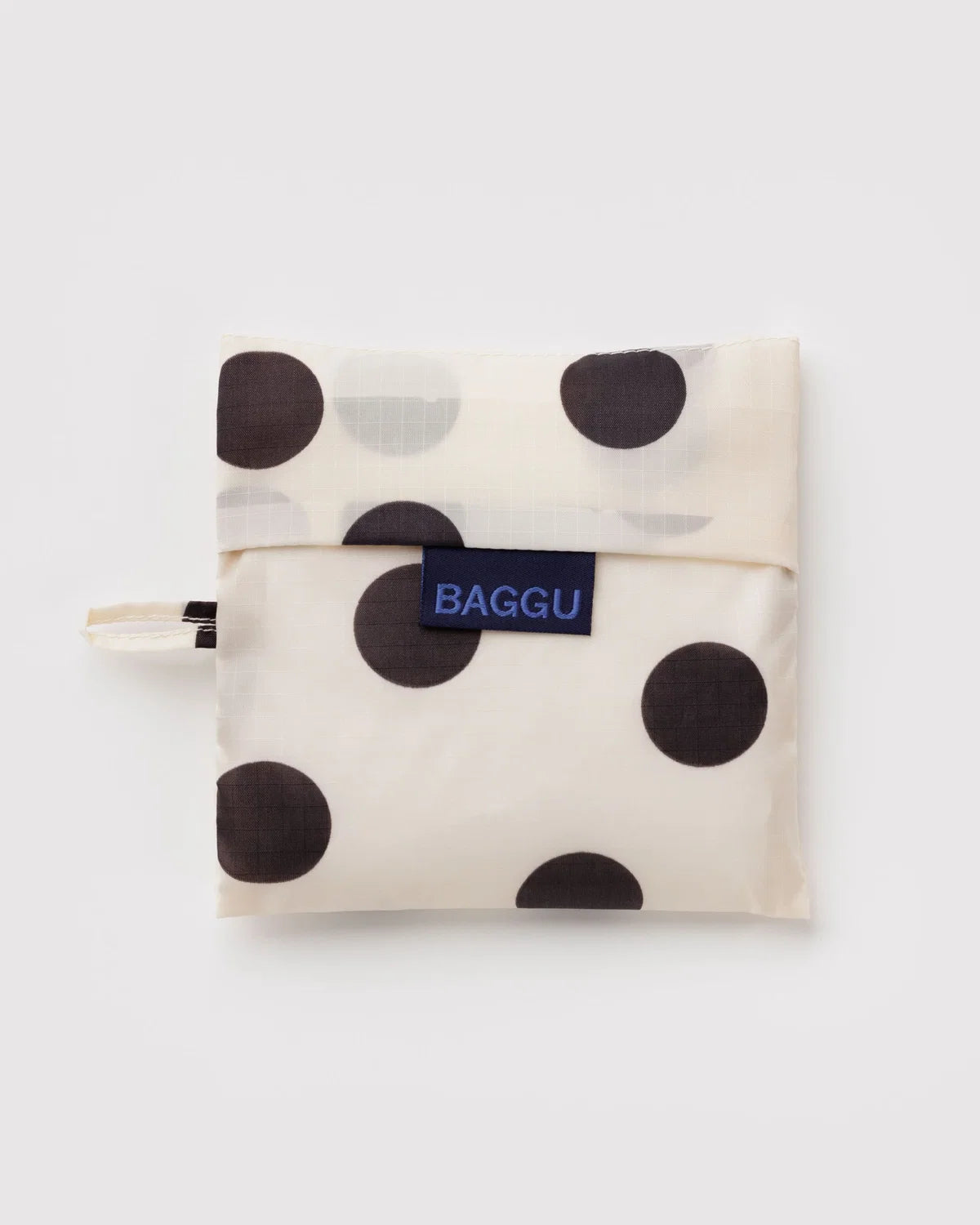 Cream and Black Polka Dot Standard Baggu