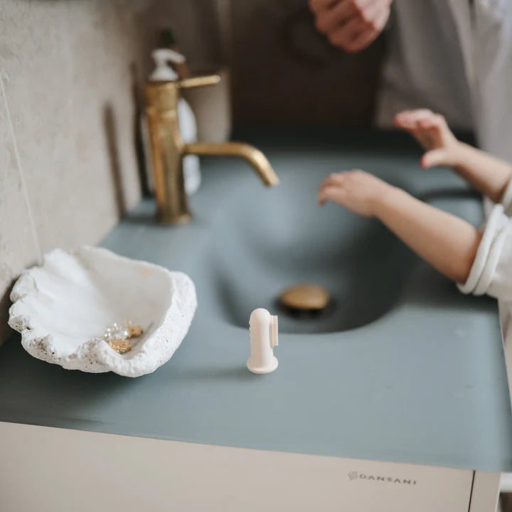 Finger Toothbrush | Clay/Shifting Sands