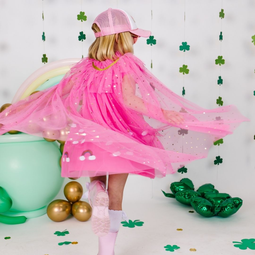 Pretty Pink Star Cape