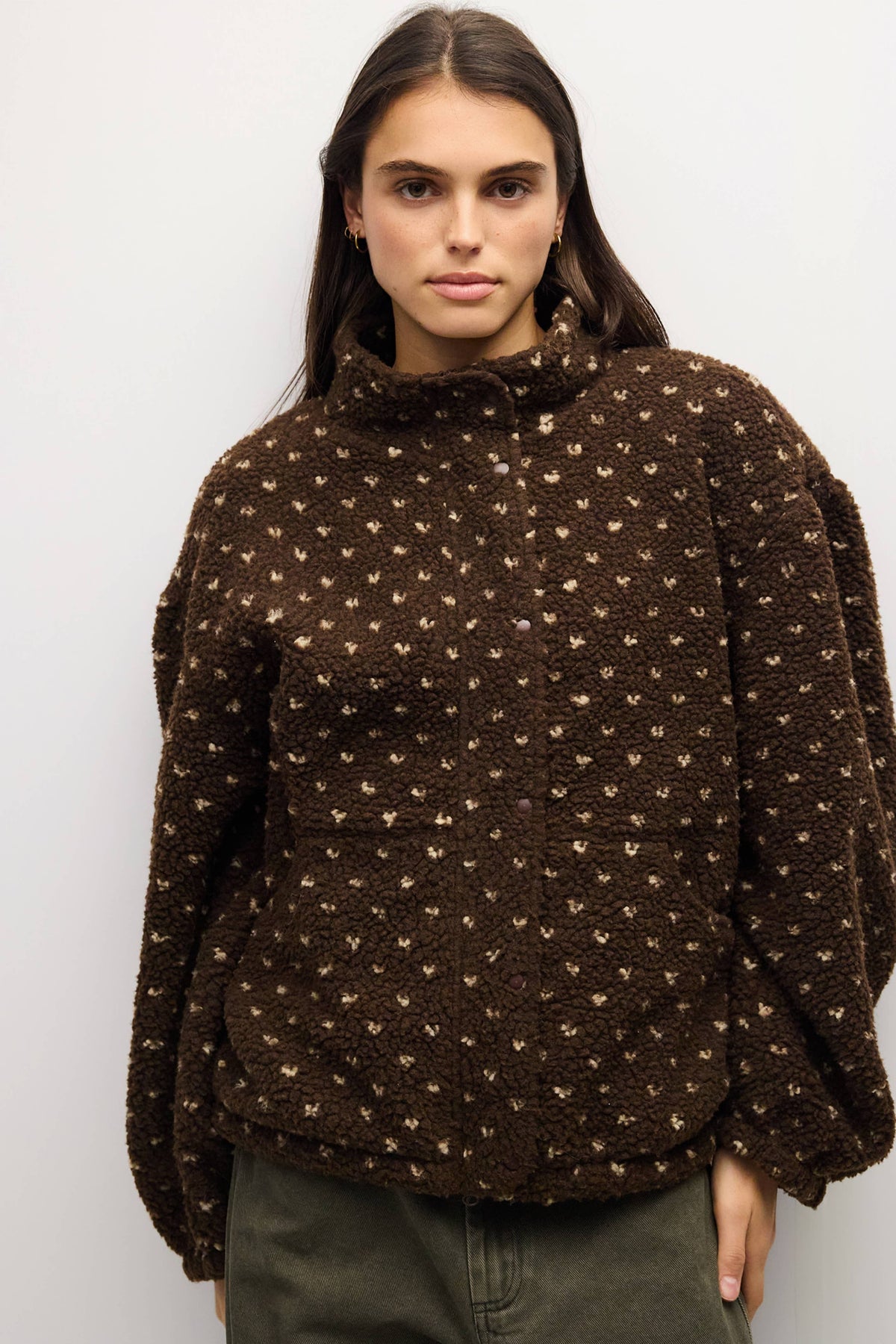 Brown Sherpa Leslie Jacket