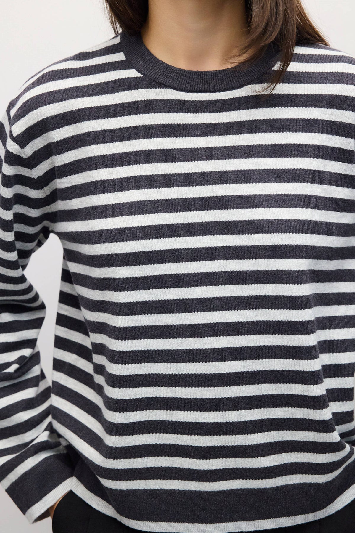The Klein Sweater | Striped Boyfriend Sweater