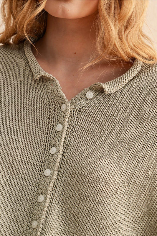 The Elle Cardigan (Stone)